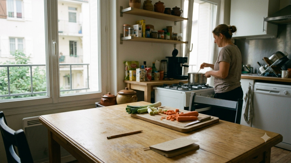 Preparation d'un repas de perde de poids